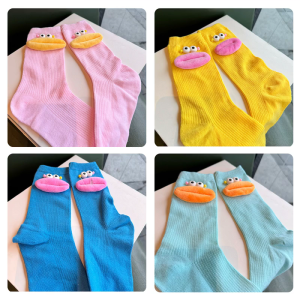 Cartoon Crew Socks Cotton Boot Socks Cartoon 3D Doll Ankle Socks Funny Novelty Socks Fashion Crazy Sock for Adult Teen