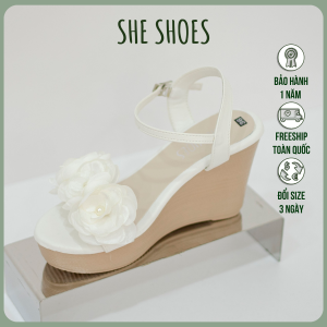 Giày sandal xuồng ♥️ Giày cưới cô dâu siêu nhẹ êm xinh độc quyền bởi SHE SHOES - SDX09024