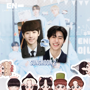 Enhypen Sunoo Jungwon Sunghoon Heeseung Jake Jay and Ni-Ki Lenticular Lenti Motion Photocards