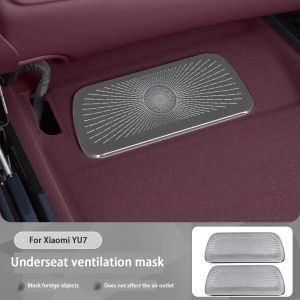 secr For Xiaomi YU7/SU7 Under Seat Air Outlet Cover Air Conditioning Dust Protection Cover Interior Anti Blocking Accessories 5Y6Z3