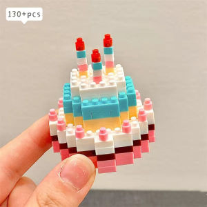 Mainan Blok Balok Susun Mini Cake / Nano Block Cake Gift Box / Kue Ulang Tahun Building Bricks Hadiah Ulang Tahun