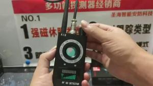 MÁY KIỂM TRA PHÁT HIỆN THIẾT BỊ NGHE TRỘM CAMERA QUAY GIÁM SÁT ĐỊNH VỊ GPS K18 RF DETECTOR CAO CẤP