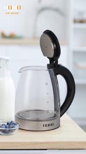 HOMO 2L Glass Electric Kettle High Power  Fast Heating Safety Auto-Off Electric Water Kettle