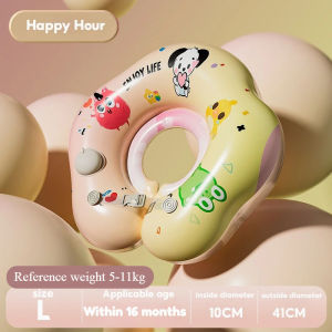 【COD】PVC Baby Swimming Collar Safety Baby Float Inflatable Cartoon Thickened Swim Neck Floater