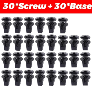 100PCS Car Mudguard Lining Fixing Clips Engine Guard Fasteners Rivet Screw Snap Kit For Volkswagen Passat Golf Tiguan Polo
