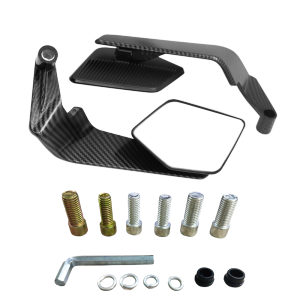 Side Mirror For Motorcycle Wind Wing Rotating V5 Aerodynamic Foldable Mirror Universal