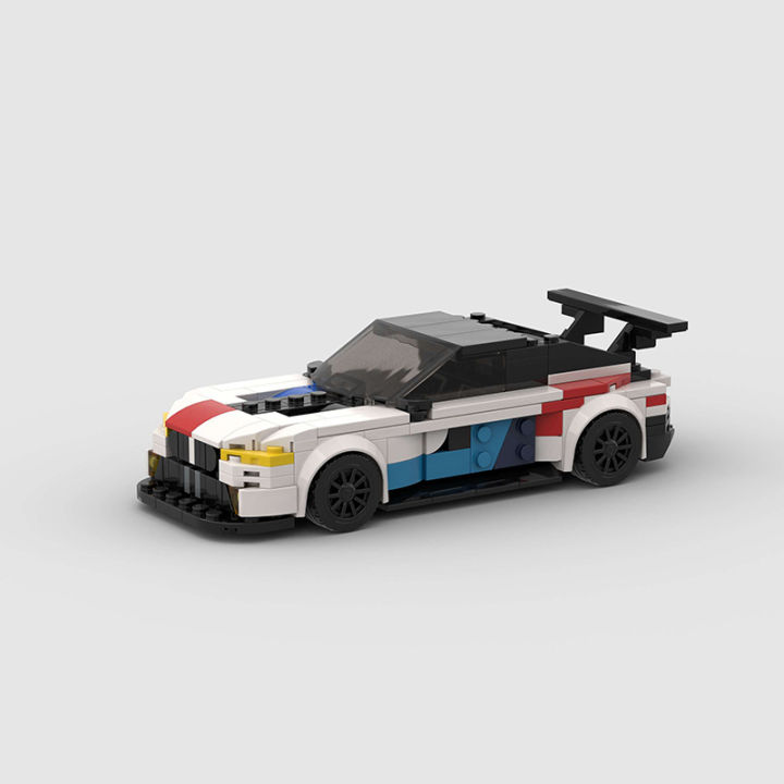 MOC BMW M8 GTE Super Racing Cars Building Blocks Bricks Toys For