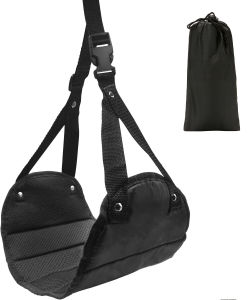 ComfortGrip Portable Airplane Footrest - Adjustable Travel Rest Mat with Malaysia Stock