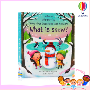 USBORNE Very 1st Q&A "What is Snow?" [Lift-the-Flap][Board Book]