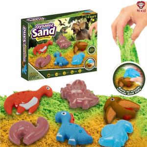 [SG Seller] Fruit Shape Molds Kinetic Magic Sand Kit Moldable Space Sand Non-Toxic Kids Indoor Sensory Play Toy