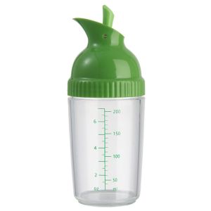 UNQIN 200ml Salad Dressing Bottle Easy Grip Plastic Seasoning Bottle Multifunctional Dust-proof Oil Bottle Home