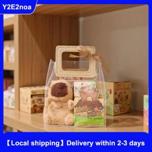 【Local shipping】 1 Set Pen Stickers Notebook Plush Pendants Handbag Final Prizes Stationery Gift Bag For Students Kawaii Capybara Stationery Kit