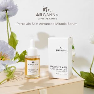 ARGANNA Porcelain Skin Advanced Miracle Serum เซรั่มหน้ากระจก เติมน้ำให้ผิว กระจ่างใส ขนาด 30 มล.