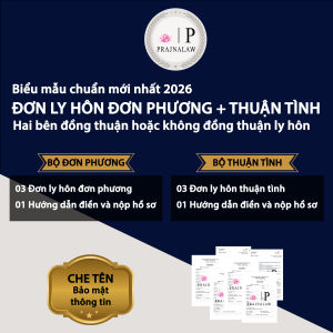 [HỎA TỐC] 06 Mẫu Đơn Ly Hôn 2026 (03 Thuận Tình + 03 Đơn Phương) + Hướng Dẫn Chi Tiết P3| Prajnalaw