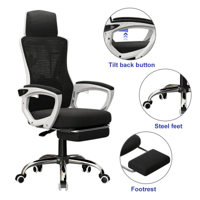 [Chân sắt]ghế công thái học ghế xoay văn phòng ghế xoay office chair gaming chair tựa lưng thoải mái