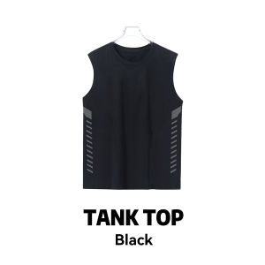 Paoboo Basketball Dri Fit  Ice Silk T-Shirt Sando for Men White Black Gym Training Men Running Fitted Cycling Sports Vest Quick Dry Breathable Casual Fit Tank Top