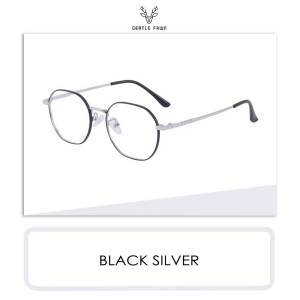 Gentle Fawn Kacamata Antiradiasi Blueray Titanium Style Kotak Fashion Pria Dan Wanita Bisa Minus Photocromic Bluecromic 77074