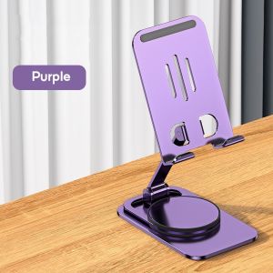 Samsung desktop stand aluminum alloy phone tablet stand foldable adjustable and rotatable Starry Cloud Purple