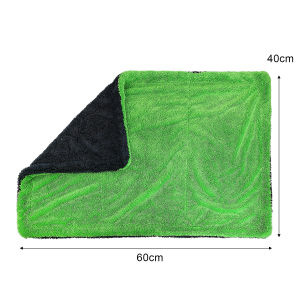 Car Wash Thick Microfiber Towel Auto Detailing Double Sided Plush Super Absorbent Drying Polishing Cleaning Cloth No Scratch