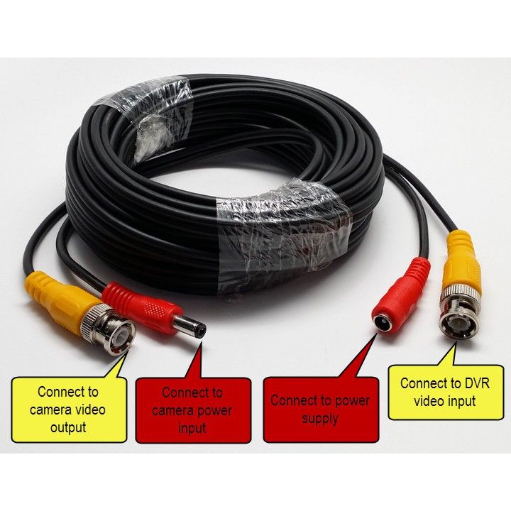 Premade hot sale cctv cables