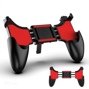RJQFNG Foldable Mobile Game Controller Comfortable Ergonomic Design Game Joystick Handle  Fast Mobile Gamepad for Android/iOS/Mobile