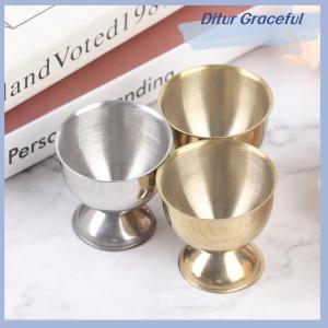 Ditur Stainless Steel Boiled Egg Cups Stand Rack Eggs Holder Egg Holder Cooking Tool