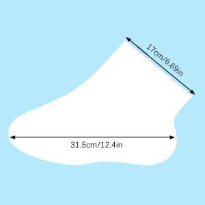 [Sirola] 100PCS bag Transparent Disposable Foot Bags Detox SPA Covers Pedicure Prevent