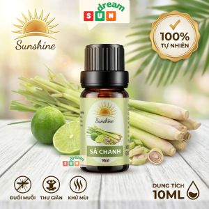 Tinh Dầu Thơm Phòng Sunshine Sả Chanh 10ml – Tinh Dầu Thơm Phòng Khuếch Tán Tạo Hương Thơm Cho Không Gian