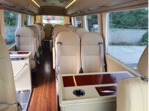 Shanghai airport transfer car rental 19-seater Toyota Coaster c/w driver