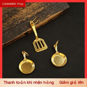 CS Mini Vàng Xẻng Vàng Nồi Keychain Trò Chơi Ngoại Vi Teamfight Chiến Thuật Móc Chìa Khóa Sáng Tạo Đồ Chơi Túi Chìa Khóa Xe Chủ Mặt Dây Chuyền