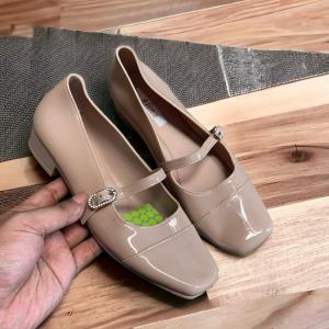 Sepatu Jelly Wanita Terbaru/ Sepatu Pantofel Karet Cewek / Heels Chunky Alina 7291-A1/ Jelly Import