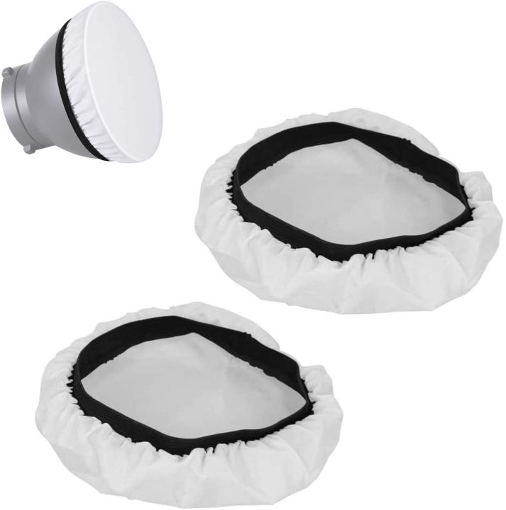 Selens 2Pack Photography Soft White Diffuser Cloth 7"/180mm for Studio