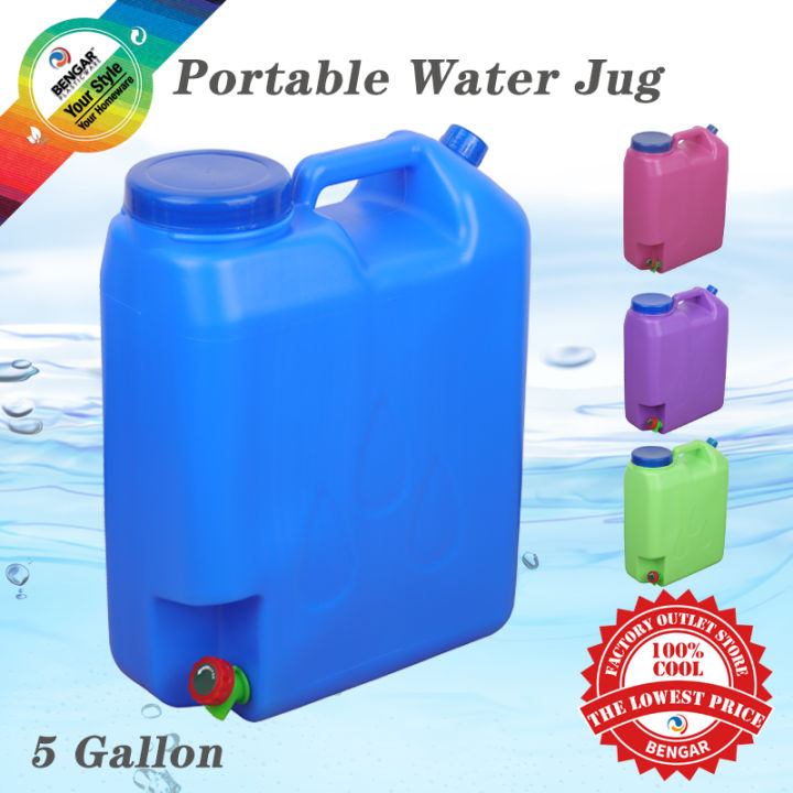 Plastic jug Mineral Water Container Jug Slim 20Liters 5gallon Colored ...