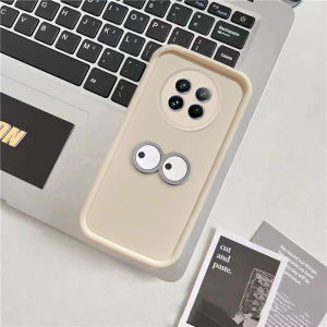 Phone Case OPPO Realme 12 12x 5G Exquisite cute Trick or treat big eyes decoration Silicone Soft Casing Realme 12x 12 5G non-slip phone cover shell