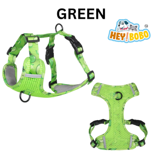 🔥NEW ARRIVAL🔥Fruit Colorful Premium Solid Breathable Adjustable Reflective Pet Harness - HEY!BOBO