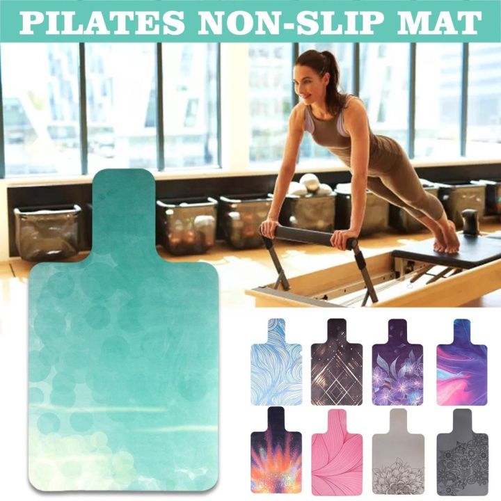 Microfiber Suede Pilates Mat - Anti-Slip Reformer Mat 37.8x22 Inches