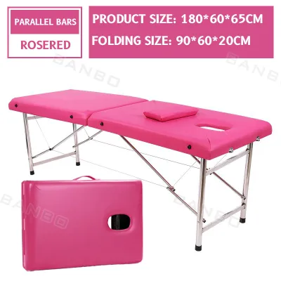 Kilau Massage Bed Portable Foldable Massage Beauty salon bed Portable Bearing 300KG Foldable Sturdy Comfortable Massage Bed For Spa Facial Tattoo Bed