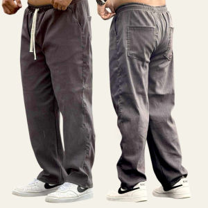 GentEssential Mens Fashion Casual Loose Straight Pants Trendy Comfortable Trousers Perfect for Everyday Outfits