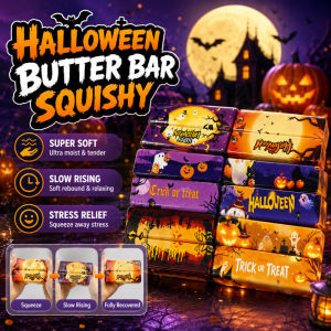 Halloween Super Sticky Soft Butter Putty for Kids/Best Halloween Party Fidget Toy/Stress Relief Toy/Ultra-Fun and Non-Toxic