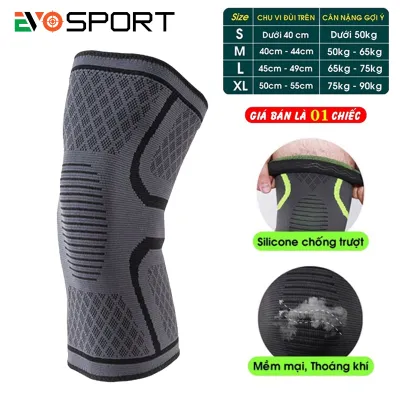 Bó Gối Thể Thao chống Trượt Băng Bảo Vệ Đầu Gối Tập Gym Thể Hình Bóng Đá Cầu Lông Bóng Chuyền Bóng Rổ AL7718