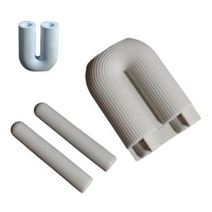 Sturdy Silicone Mold For Crafting Geometric Striped U Shaped Holders Suitable For Weddings And Event