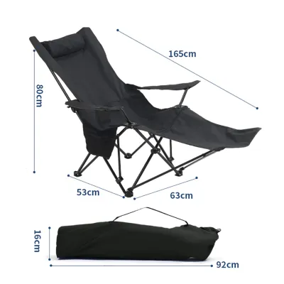 BuzzTech Camping Chair Extended Kerusi Camping Chair Outdoor Foldable Chair Lazy Chair Kerusi Lipat Fishing 折叠椅子