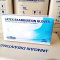 Sarung Tangan latex Safe Glove Powdered 1 Kotak100pcs SML Handscoon Gloves Non Steril. 
