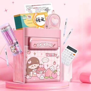 Kids Book Bag for School Portable Handbag Carry File Bag Waterproof Large Capacity Document Storage