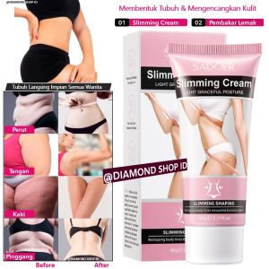 Termurah !!! Slimming Cream Pelangsing Perut Buncit Pelangsing Gel Penurun Berat Badan Ampuh dan Cepat 60 Gr / Krim Pelangsing Lengan Perut Paha Pelangsing Badan / Slimming Gel Krim Lemak Peluntur Susut Lemak Perontok Pembakar Lemak Mirip Teh Pelangsing