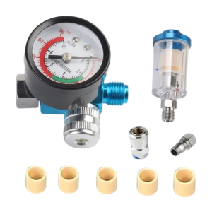Thuốc xịt súng bộ điều hòa không khí đồng hồ đo dầu tách nước lọc 1/4inch chủ đề dụng cụ khí nén thiết lập cho Airbrush Adapter