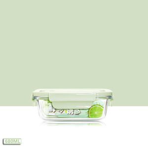 LZD  Heating Borosilicate Glass Lunch    Microwave Oven Crisper   Student bento    Pyrex bowl   Tableware