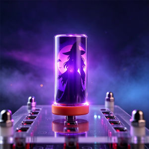 Halloween Night Light USB Plug In Glass LED Lamp Color ChangingPortable Spooky Vintage Decor For Party Bedroom Car Pumpkin Witch Skull Owl Bat Castle Design Lights