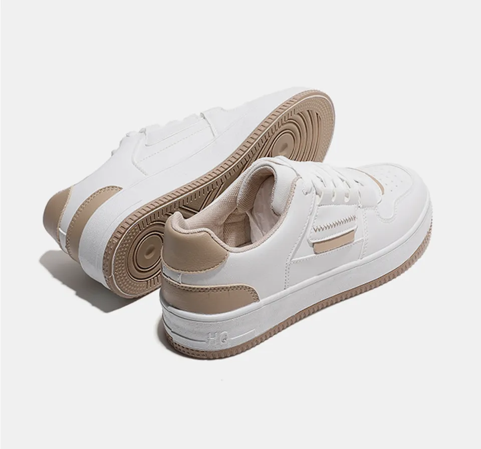 YOTO Leather Korean White Shoes With Minimal Design Footwear For Men Low  Cut Sneakers