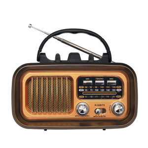 Emergency Radio Solar Powered Portable AM/FM/Shortwave & Bluetooth Speaker With LED Flashlight Rechargeable For Power Outage & Outdoor